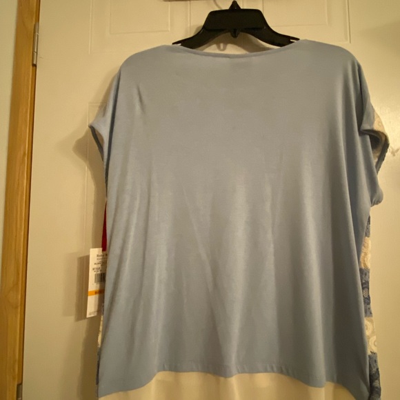 Ruby Rd Sz S Top-Blue Traveler Style MSRP $62 NWT 😊😊 - Picture 2 of 10